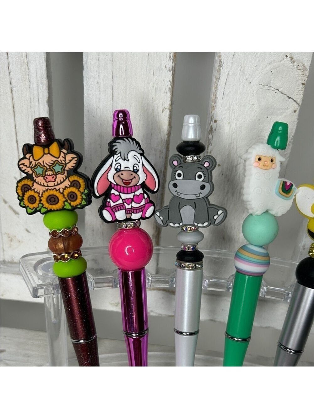 Colorful Character Pens Set - Picture 2 of 3
